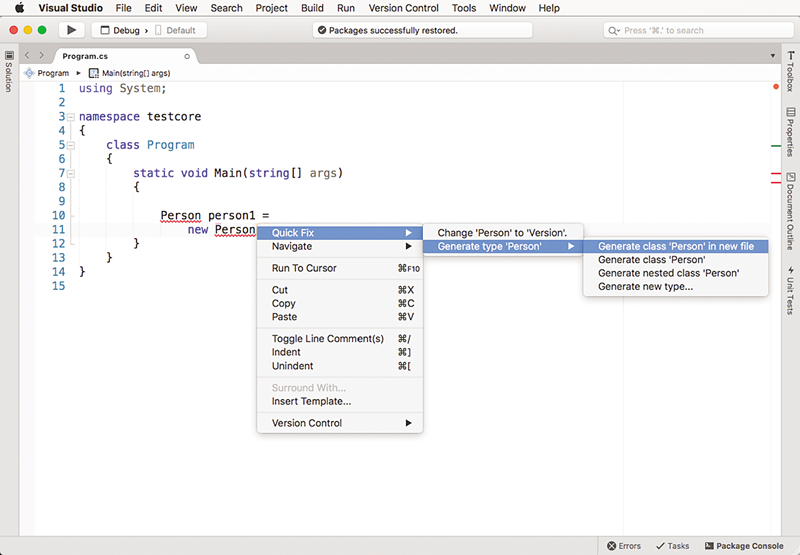 visual studio for mac preview collapse code